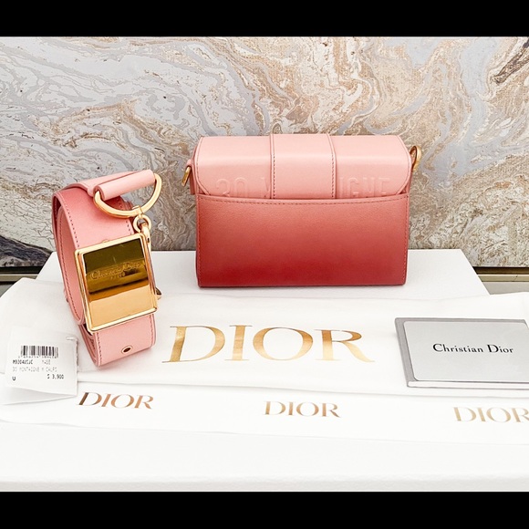Christian Dior 30 Montaigne Ombré Box Smooth Calfskin Gradient Crossbody Bag - Picture 2 of 14